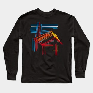 architecture / abstract house Long Sleeve T-Shirt